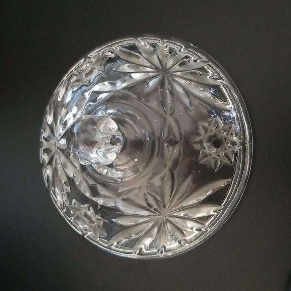 Another Hocking | Pressed Glass Star of David Candy Dish - Picture 5 of 10